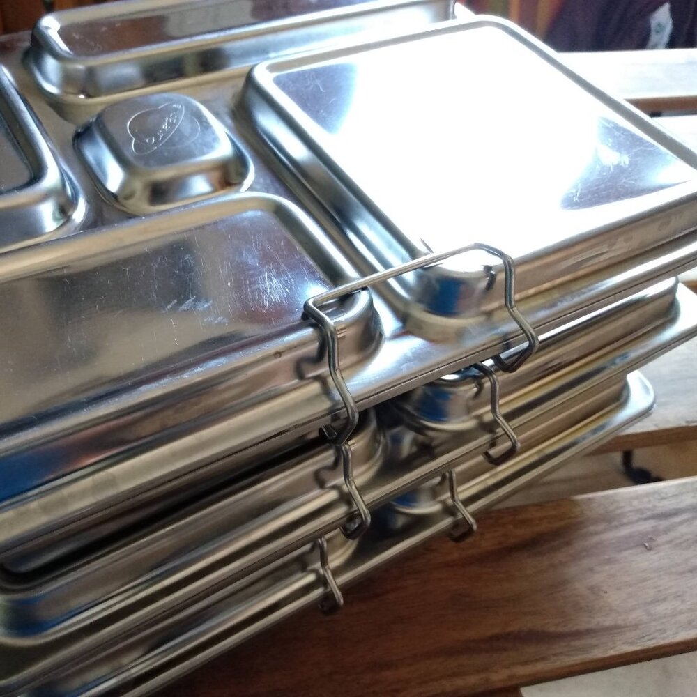 Set of 3! PlanetBox Rover Stainless Steel Lunch Boxes